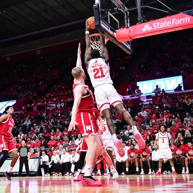 View game action images vs. Nebraska.