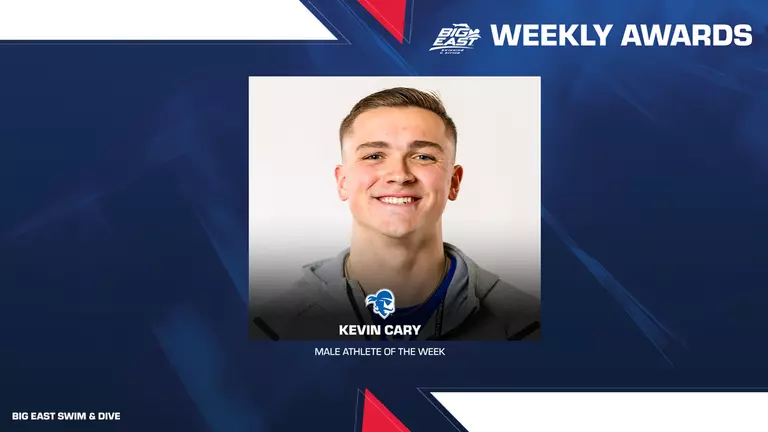 Cary Claims Final BIG EAST Male Athlete of the Week Award