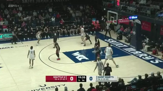 MBB | Saint Mary's vs. Seattle U Highlights, 1-4-26