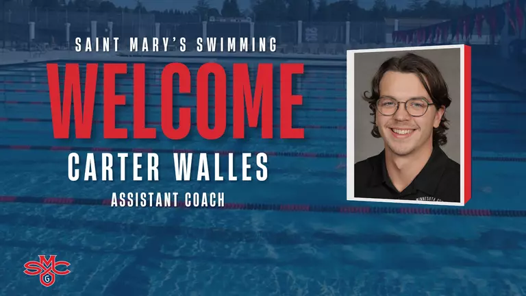 SWIM | Saint Mary’s Adds Carter Walles to Swim Coaching Staff
