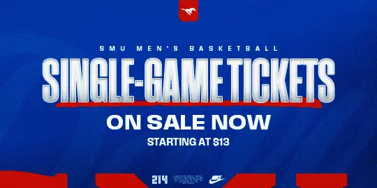 SMU Men's Basketball Single-Game Tickets On Sale Now Starting at $13