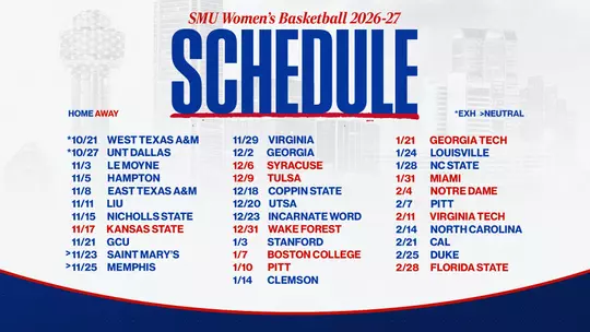 2026-27 WBB Schedule