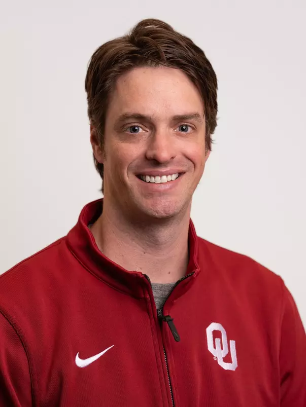 Oklahoma Volleyball Assistant Coach Kevin Carroll official headshot for 2025-26. Photo By Morgan Givens/University of Oklahoma