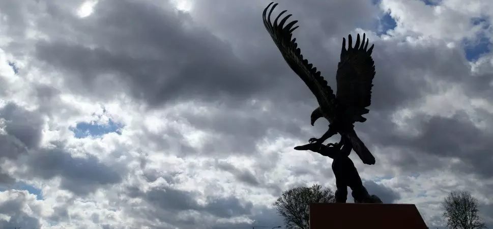 Eagle statue