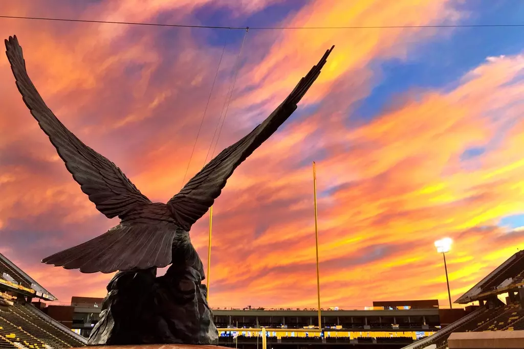 Eagle Statue - North End Zone