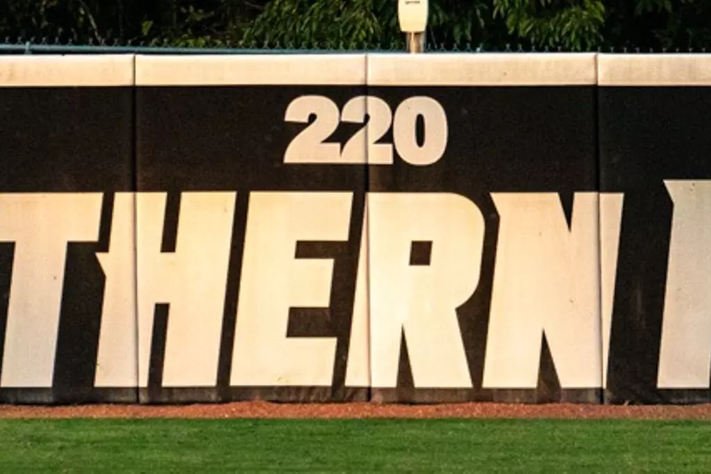 Southern Miss softball wall