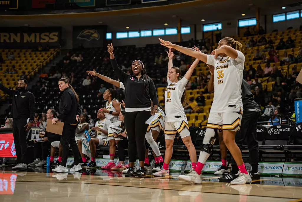 Bench Celebration against Troy