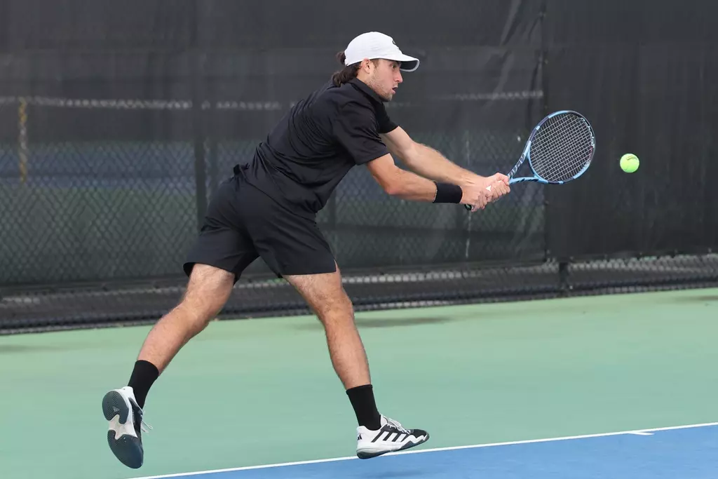 Southern Miss Men's tennis action vs Jackson State. November 12, 2025 (Joe Harper/bgnphoto.com)