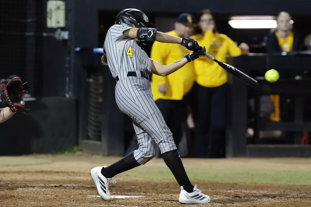 Softball Action in a game between Southern Miss and SEMO in a NCAA Softball game. February 6, 2026 (Joe Harper/bgnphoto.com)