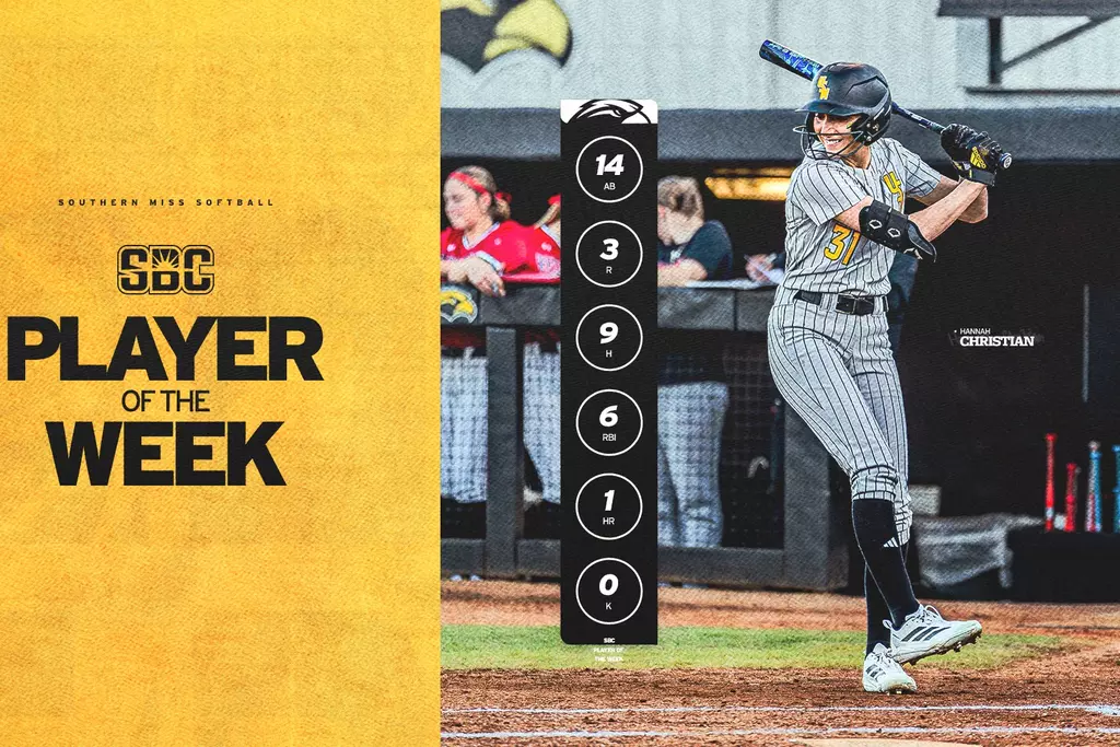 Hannah Christian Sun Belt Player of the Week