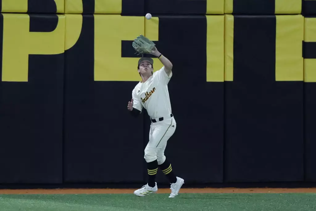 Baseball Action in a game between Southern Miss Golden Eagles and Southeastern Louisiana Lions in a NCAA Baseball game. March 31, 2026 (Joe Harper/bgnphoto.com)