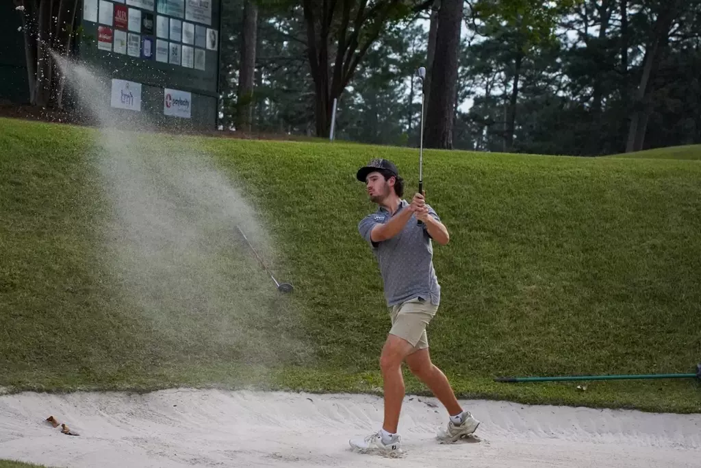 Jake Moffitt in the sand