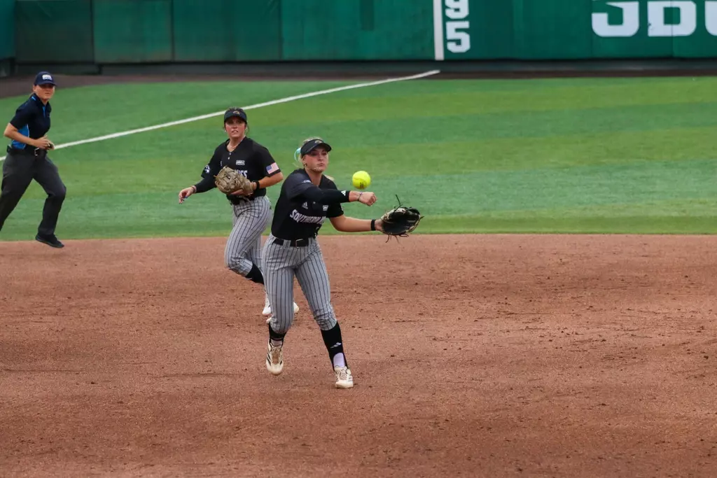 Abbi Troquille recording an out