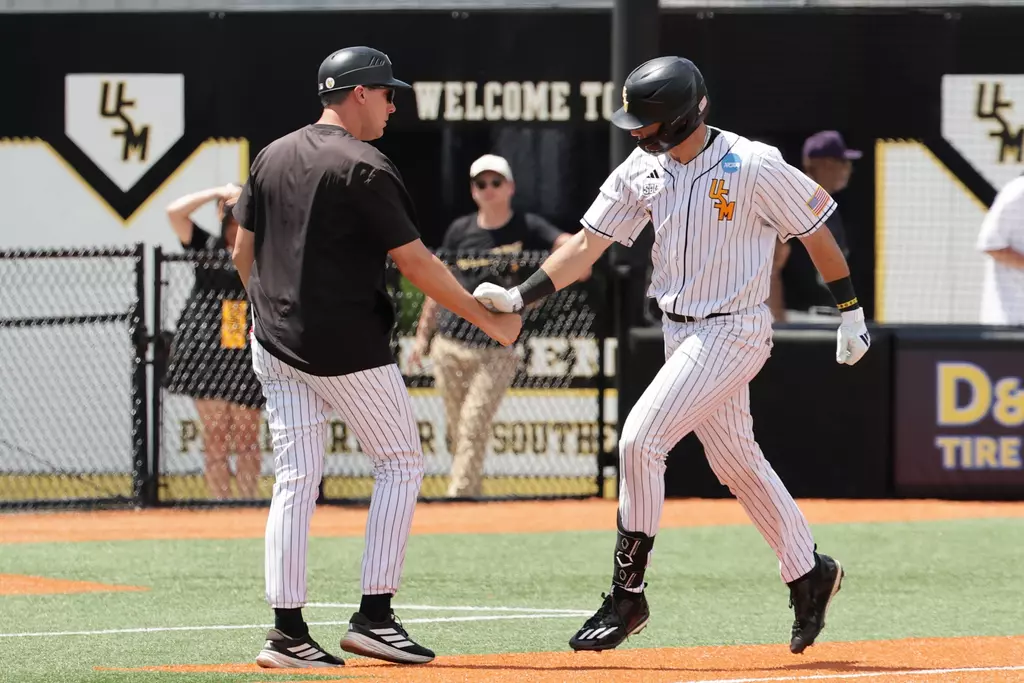 Baseball Action in a NCAA Regional game between Southern Miss Golden Eagles and Little Rock Trojans at Pete Taylor Park at Hill Denson Field. May 29, 2026 (Joe Harper/bgnphoto.com)