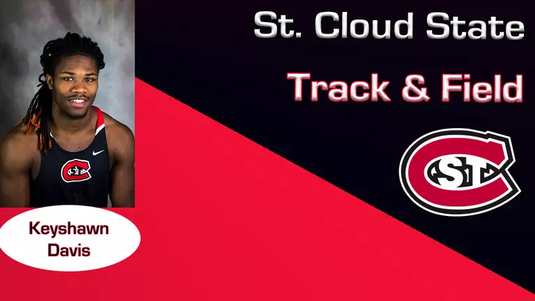 Keyshawn Davis Wins Long Jump at Snowshoe Open