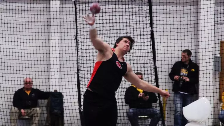 Ryan Johnson Places 13th Nationally In The Weight Throw