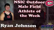 Senior Ryan Johnson Named NSIC Outdoor Field Male Athlete of the Week