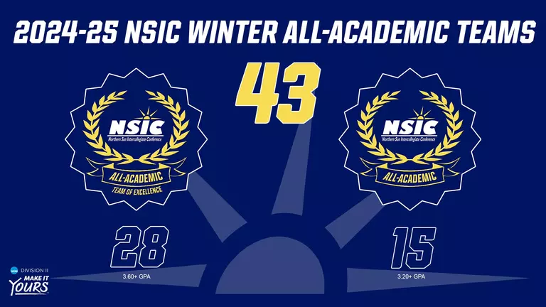 St. Cloud State Athletics Places 43 on NSIC Winter All-Academic List