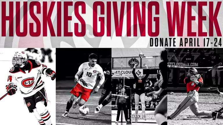 2025 St. Cloud State Athletics “Huskies Giving Week” Set for April 17-24