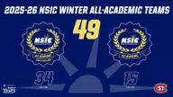 St. Cloud State Athletics Places 49 on 2025-26 NSIC Winter All-Academic Teams
