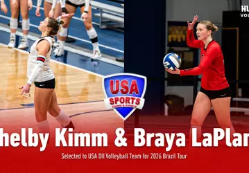 Shelby Kimm & Braya LaPlant USA DII Volleyball Team - 2026 Brazil Tour