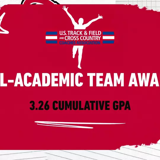 2026 USTFCCCA All-Academic Team Award Graphic