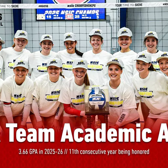 2026 AVCA Team Academic Award Graphic