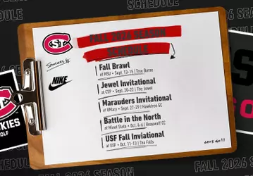 Mens Golf Fall 2026 Schedule - Updated