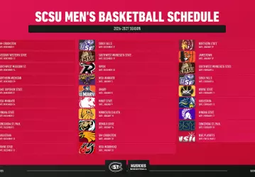 SCSU Men's Basketball Schedule 26/27