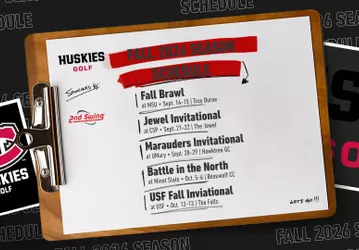Updated 2026 Golf Schedule