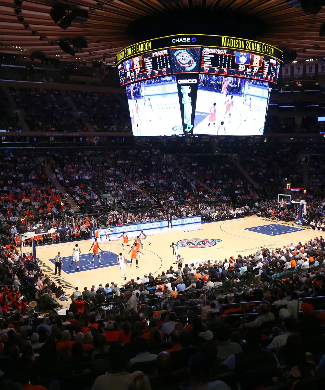 Madison Square Garden.