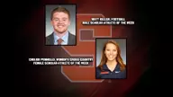 Keller, Pennello Named Scholar-Athletes of the Week
