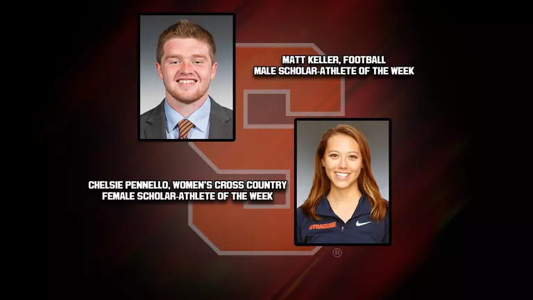 Keller, Pennello Named Scholar-Athletes of the Week