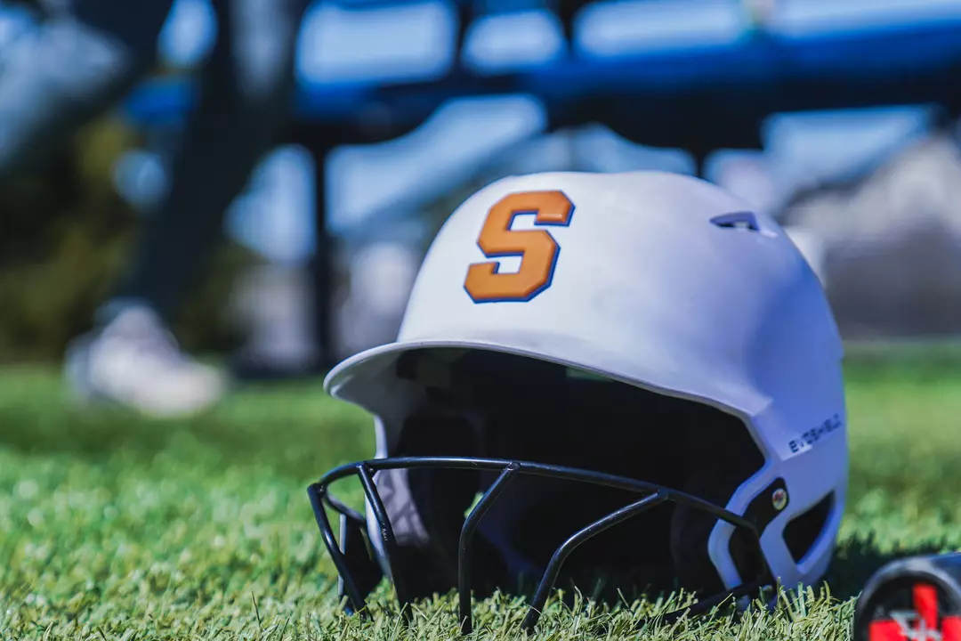 Softball helmet and bat