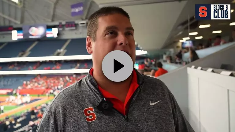 Football Alum Ryan Novak '11 interviews with the Block S Club