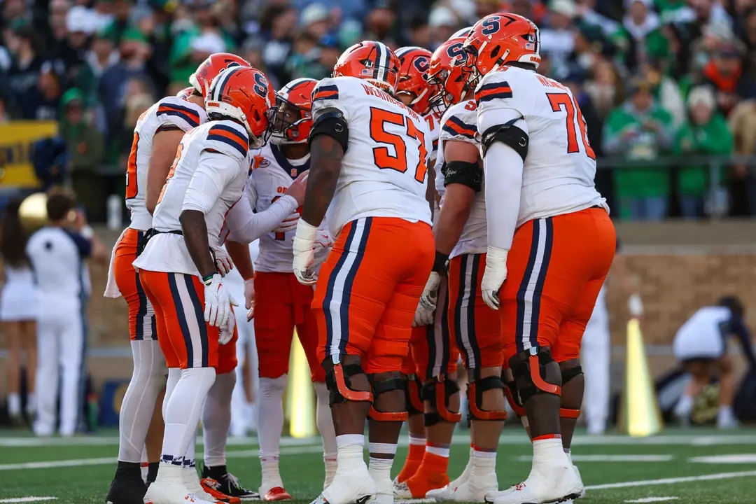 The Orange prepare for action.