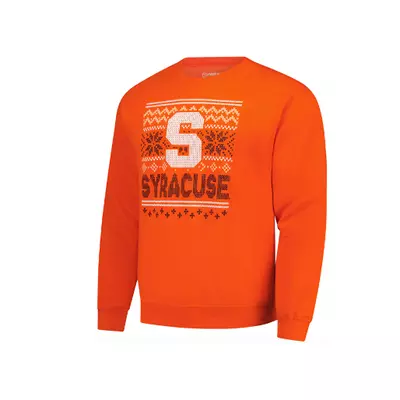 Orange Syracuse Orange Holiday Fleece Sweatshirt promo image