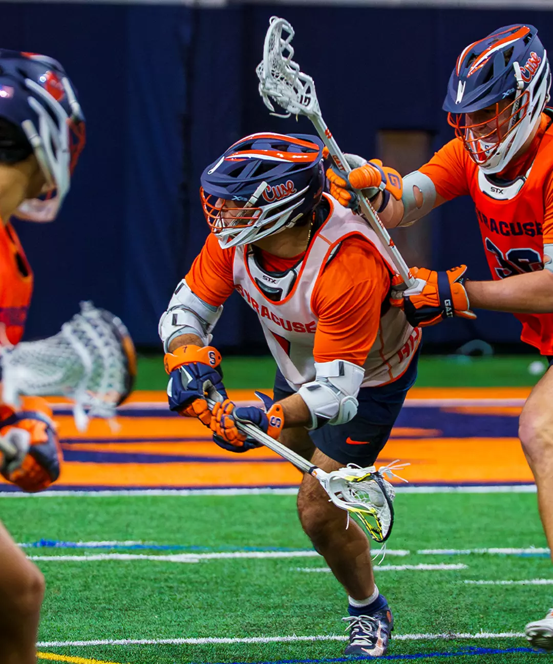 Men's lacrosse first week of practice