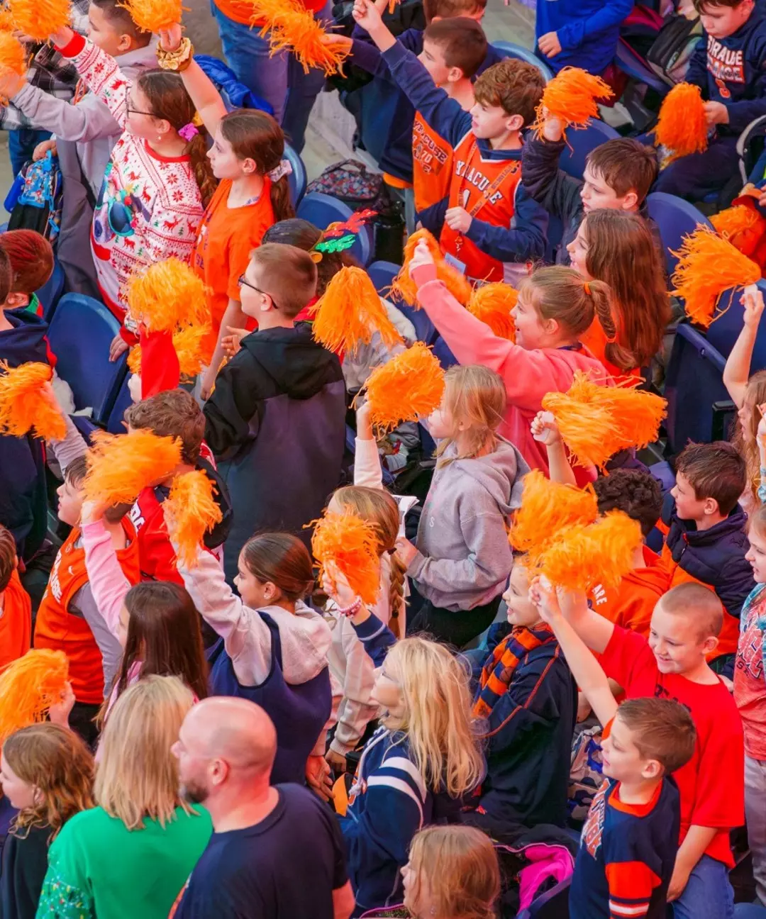 SU fans at women's basketball school day 2025