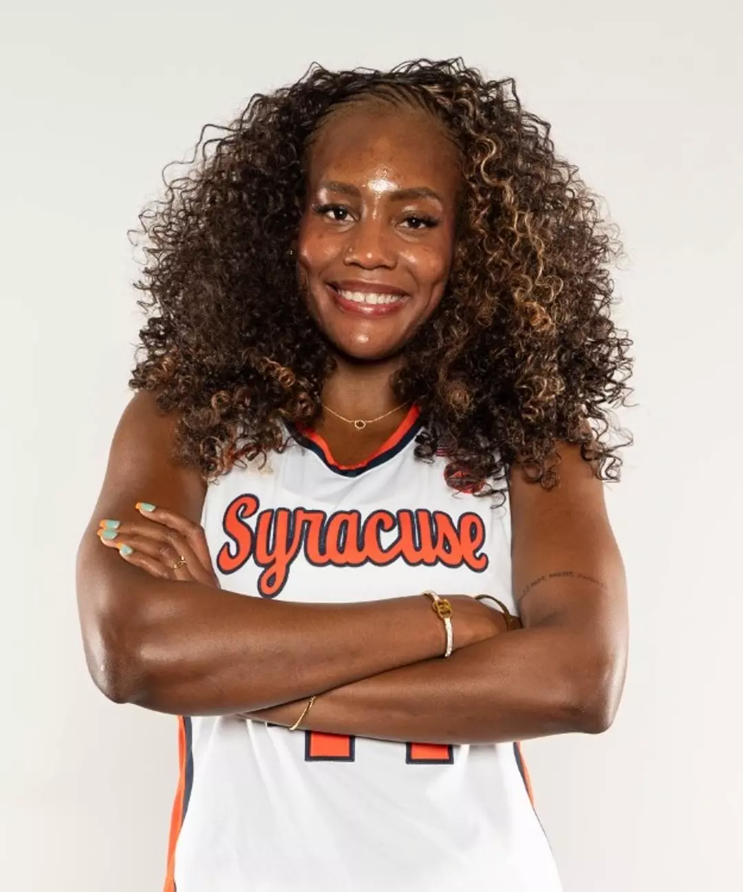 Uche Izoje poses in uniform