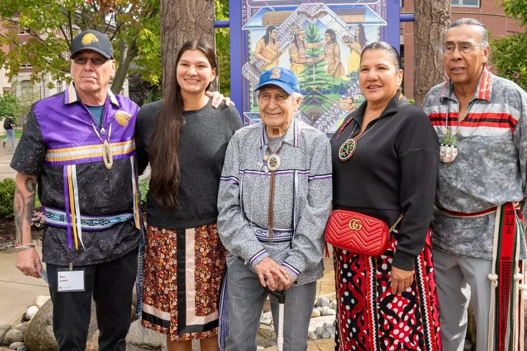 Oren Lyons on Syracuse University's Campus