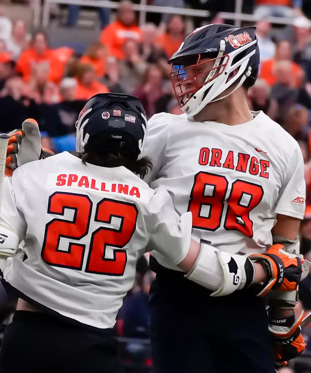 Spallina and Anderson Celebrate vs BU