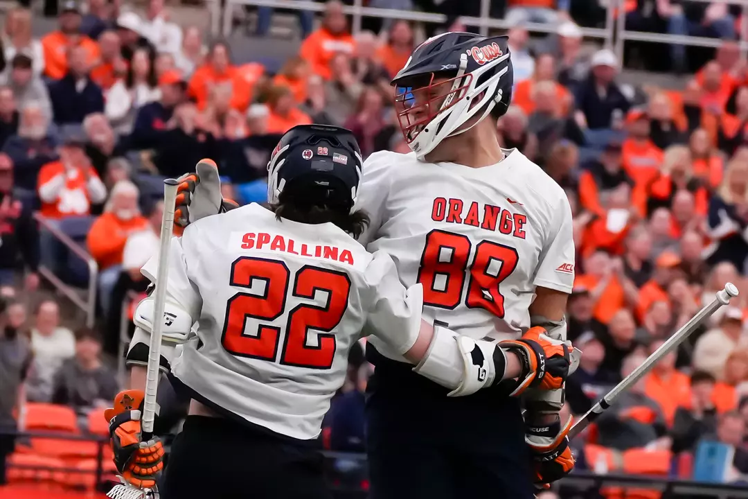 Spallina and Anderson Celebrate vs BU