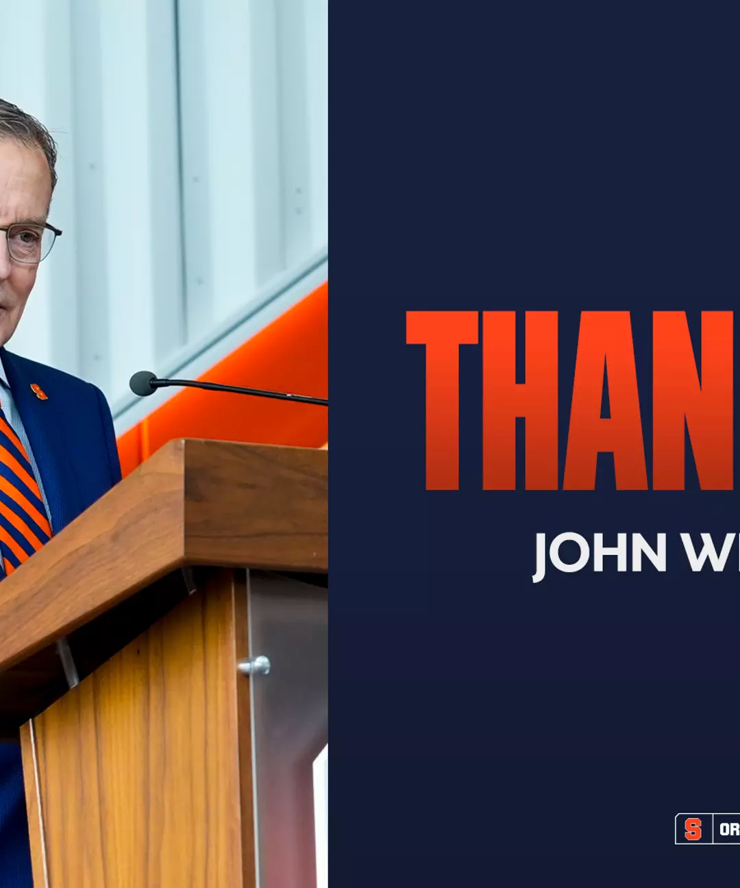 John Wildhack Thank You