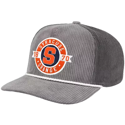 Men's Colosseum Gray Syracuse Orange Where's My Hat Podium Adjustable Trucker Hat promo image