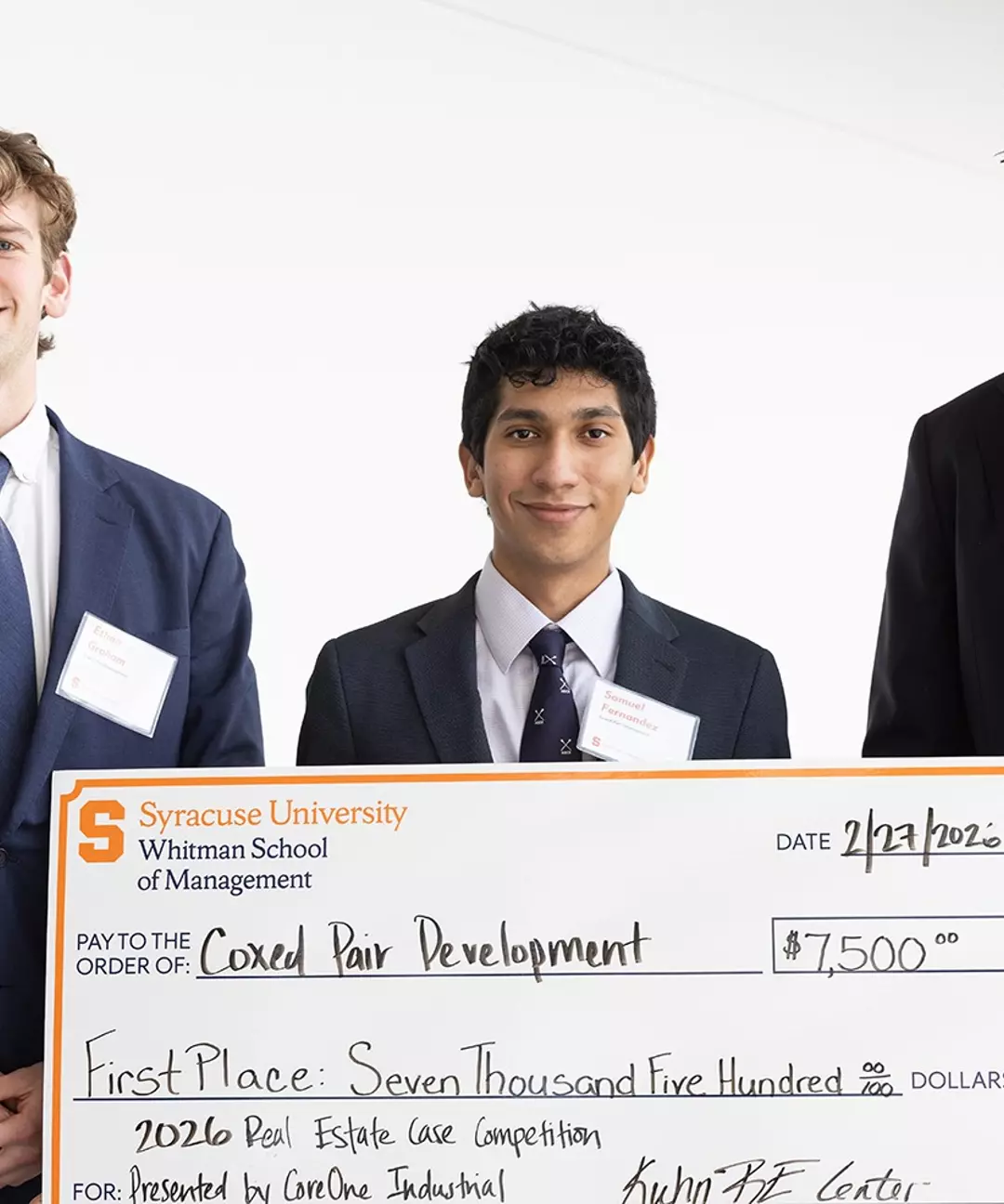 Coxed Pair Development Whitman Project