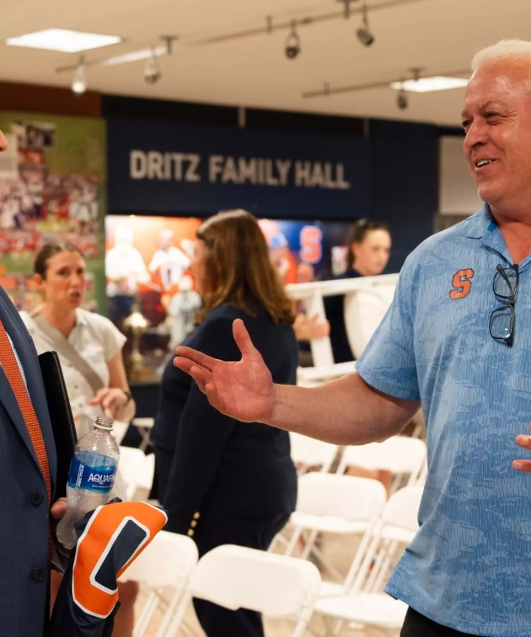 Regy Thorpe and Gary Gait at Thorpe Intro Presser