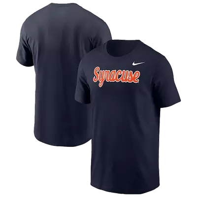 Men's Nike Navy Syracuse Script T-Shirt promo image