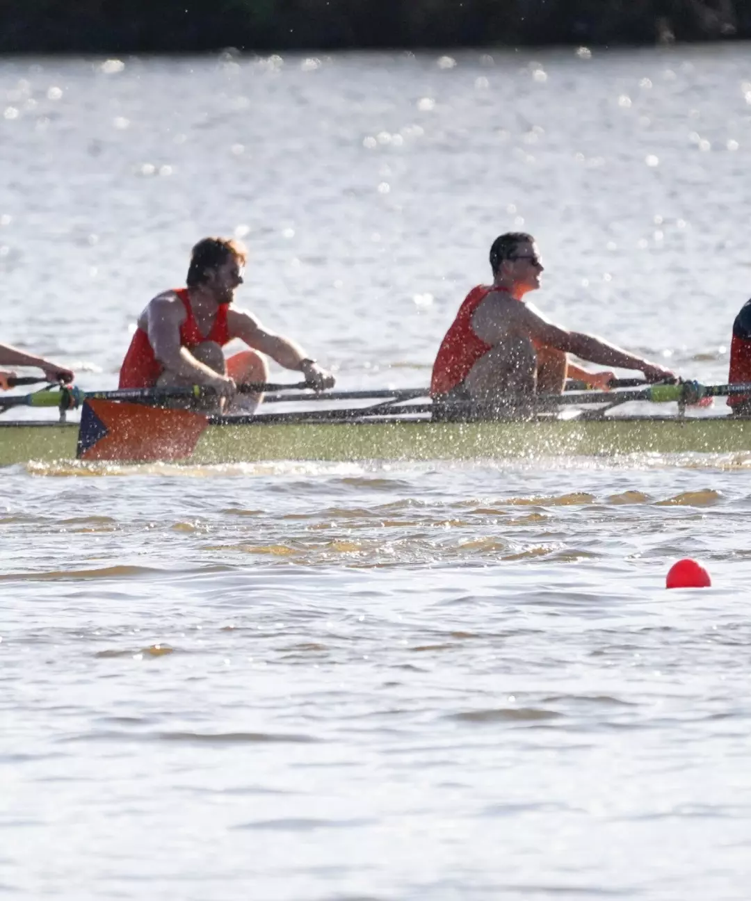 Men's Rowing racing at PRinceton