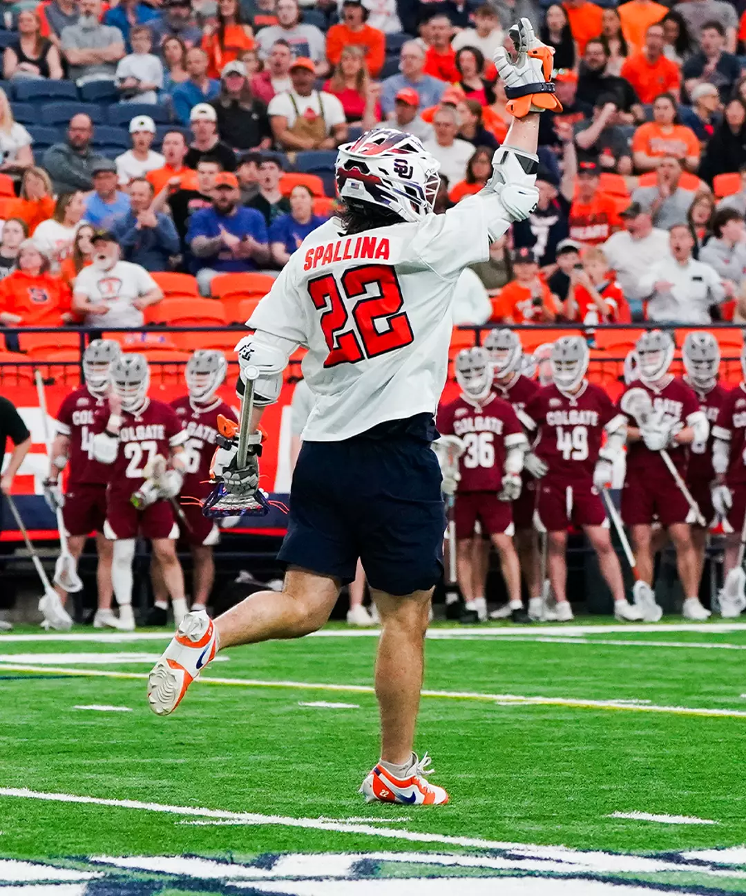 Spallina Becomes Syracuse's All-Time Points Leader in 14-7 Win Over Colgate Image